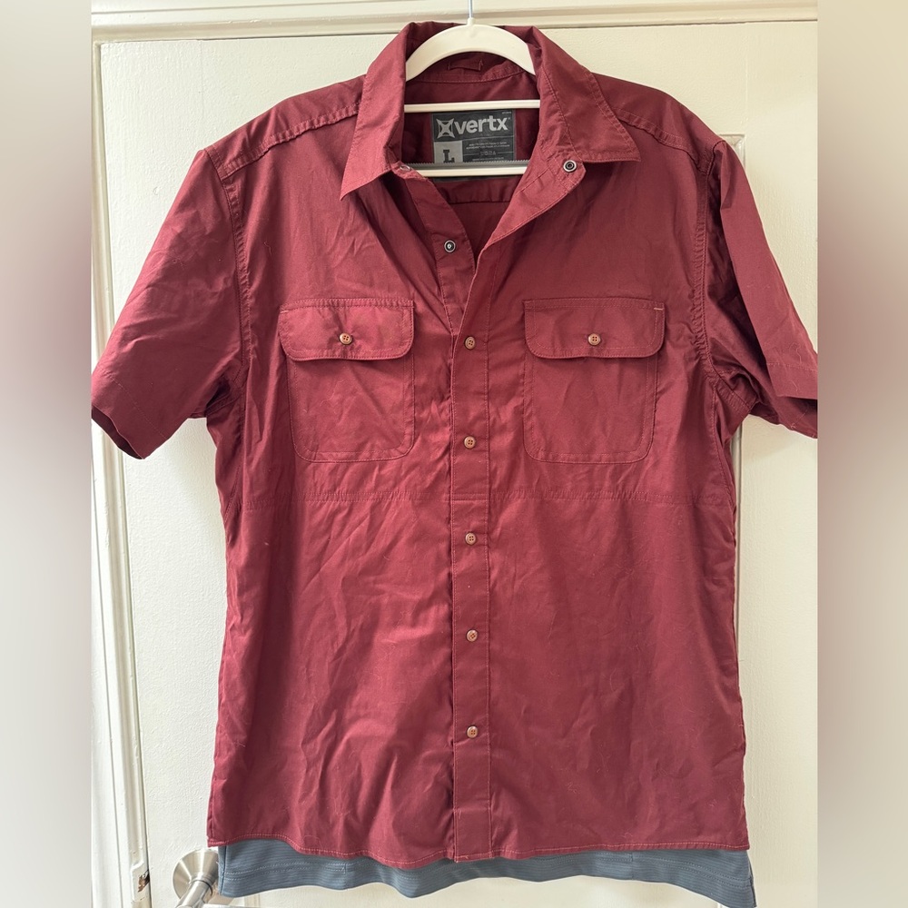 Vertx Guardian Short Sleeve Shirt - Red - Large
